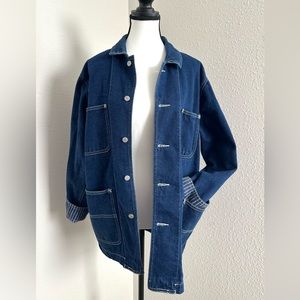 Vintage Cambridge Dry Goods blue Denim jacket blazer coat. Great condition.
